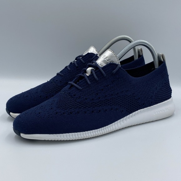Cole Haan Shoes - Cole Haan 2.ZEROGRAND Stitchlite Wingtip Oxfords Women's 8.5B Marine Blue W10586